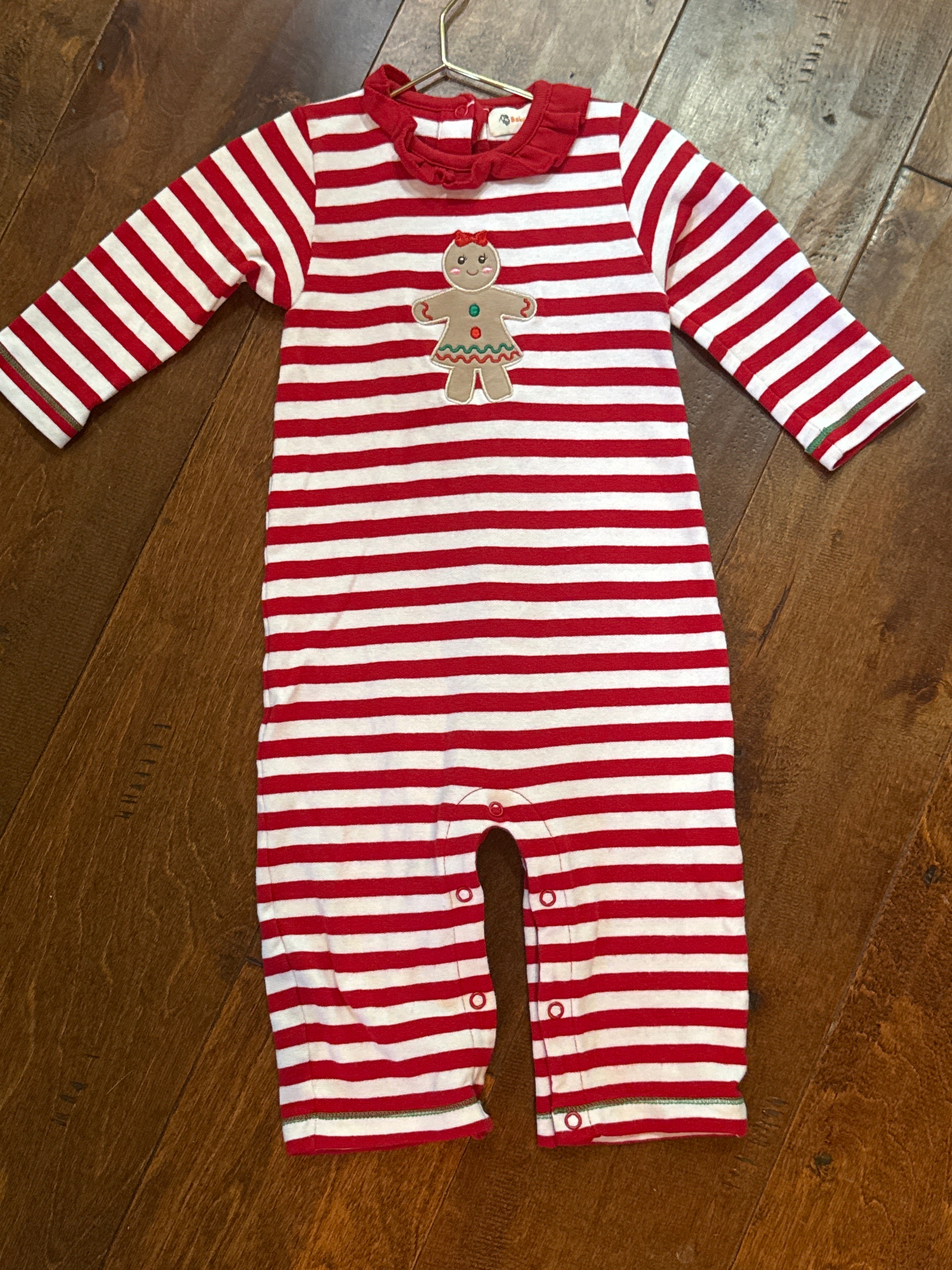 Baby Luigi Gingerbread Ruffle Longall 18M
