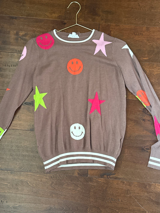 THML Prep Brown Sweater 8/10