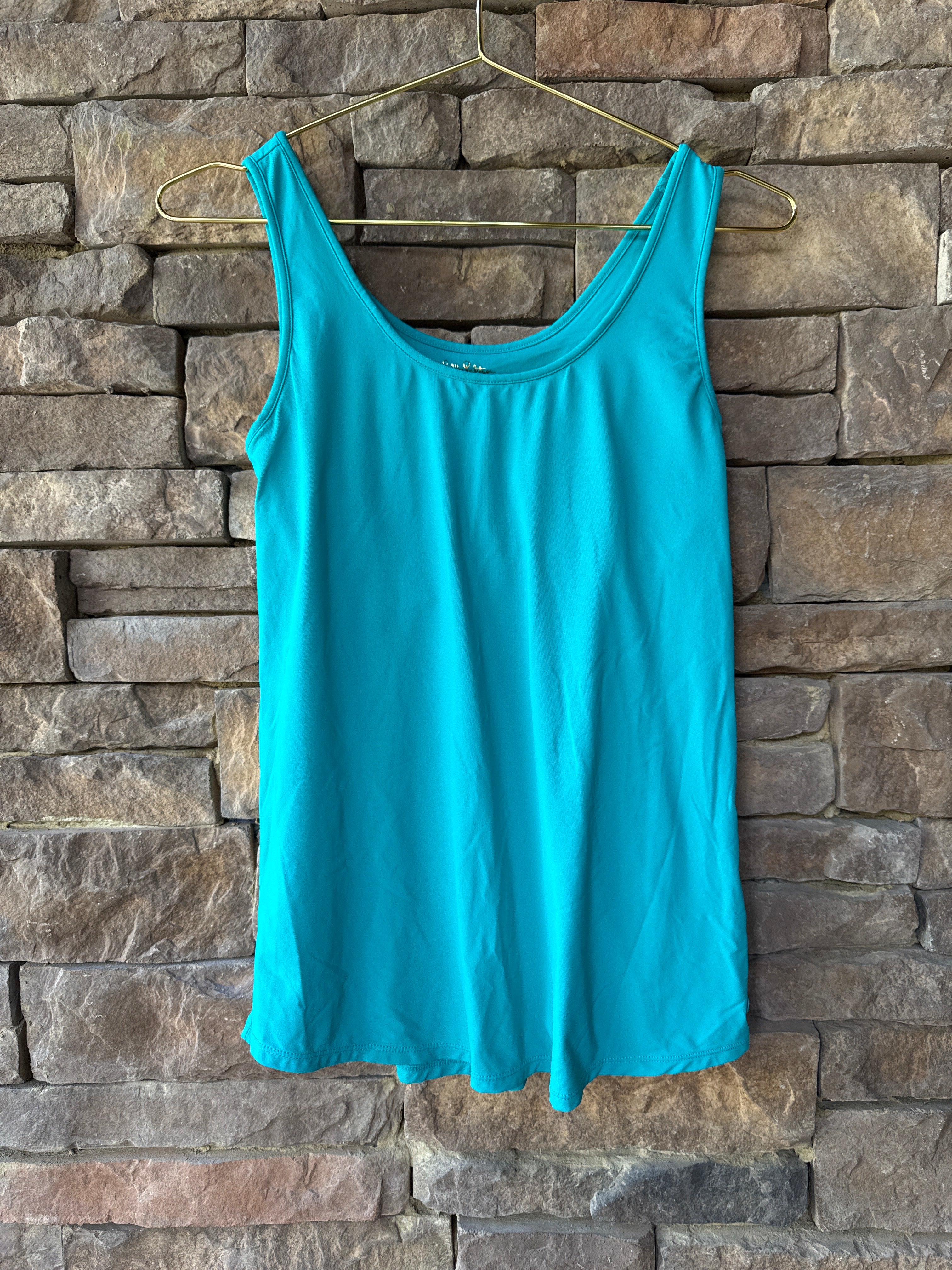 Lilly Pulitzer Luxeletic Teal Tank S