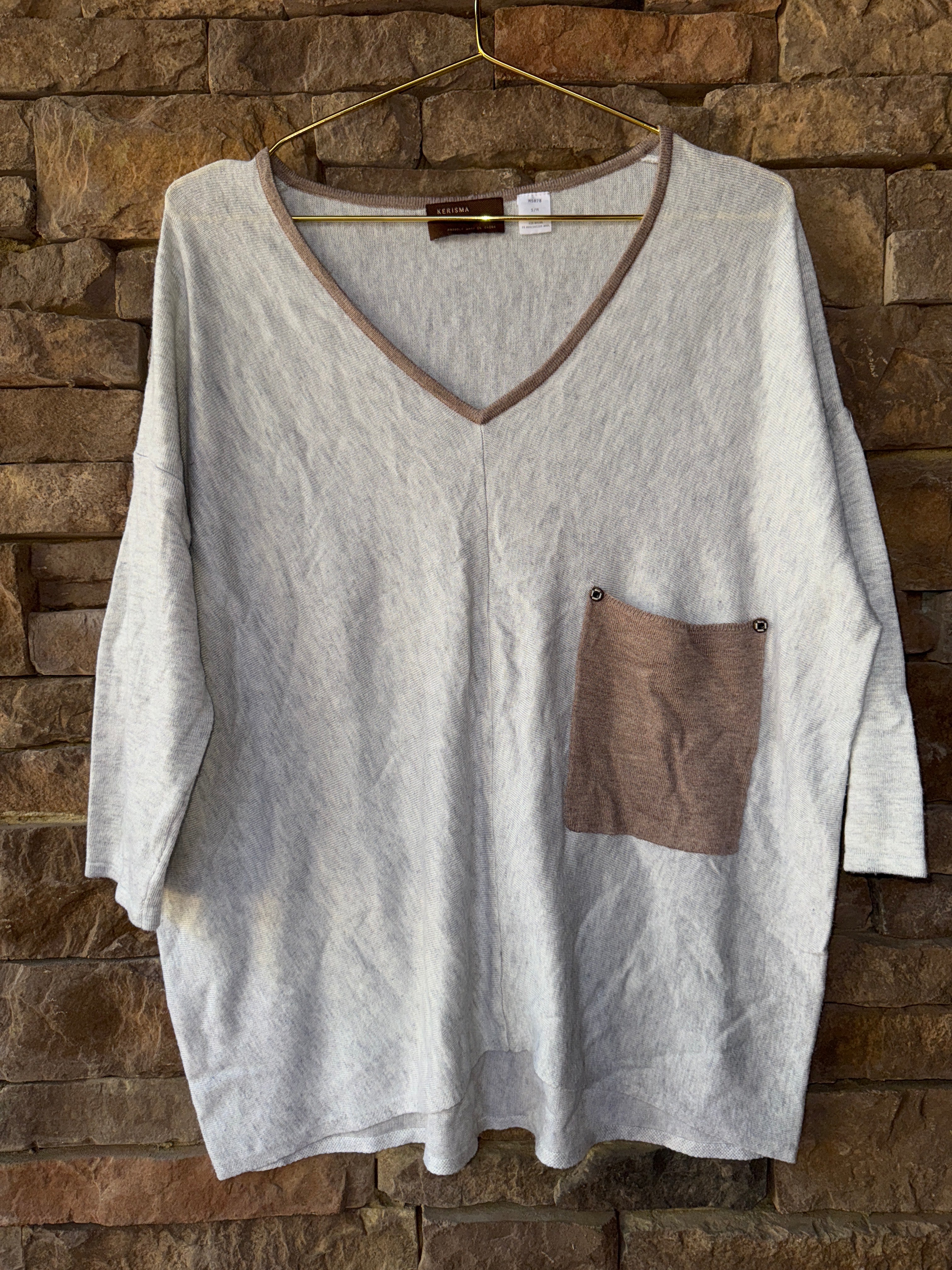 Kerisma Sweater Grey/Beige S/M