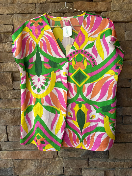 Jodifl V Neck Multi Top L