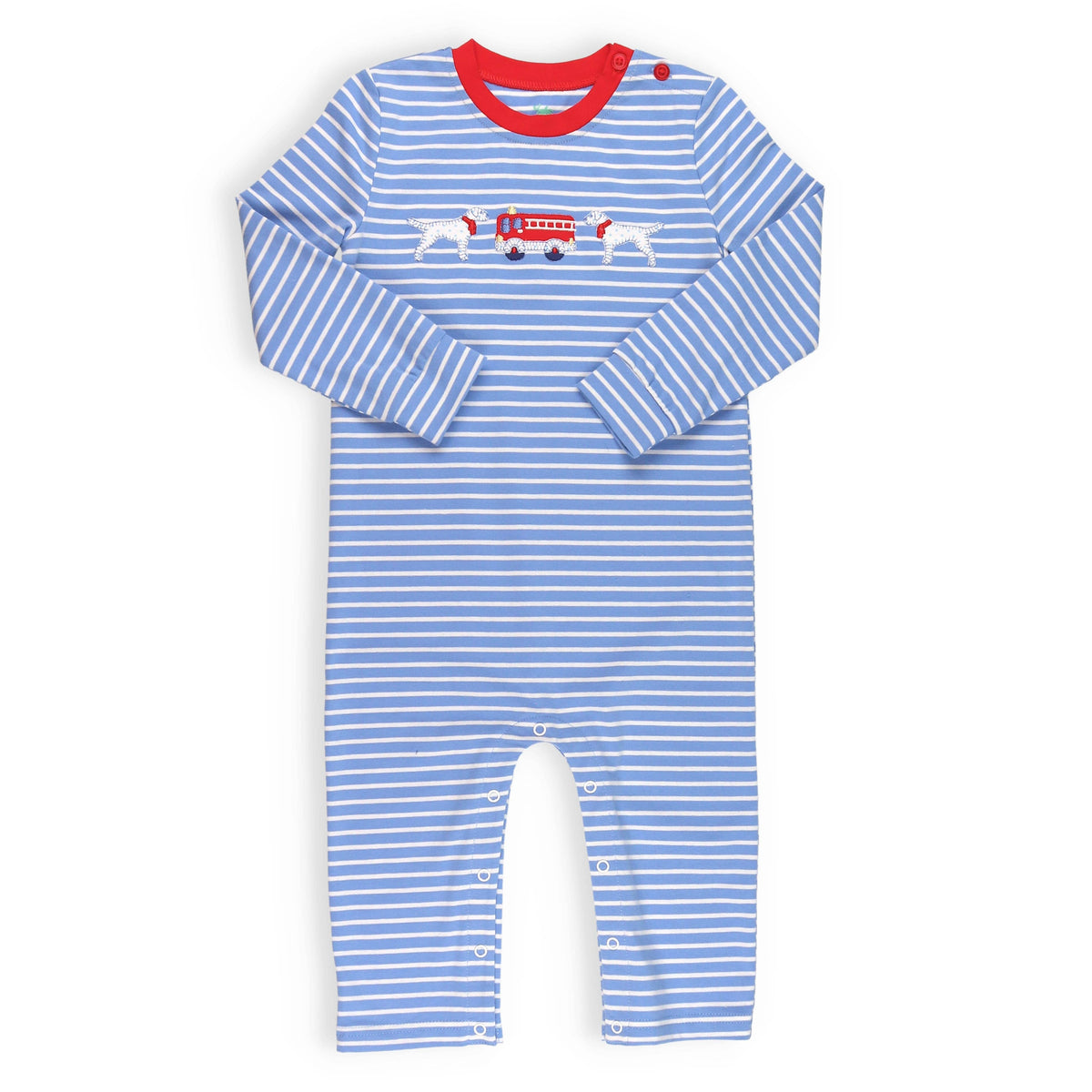 Fire Truck Dalmation Romper