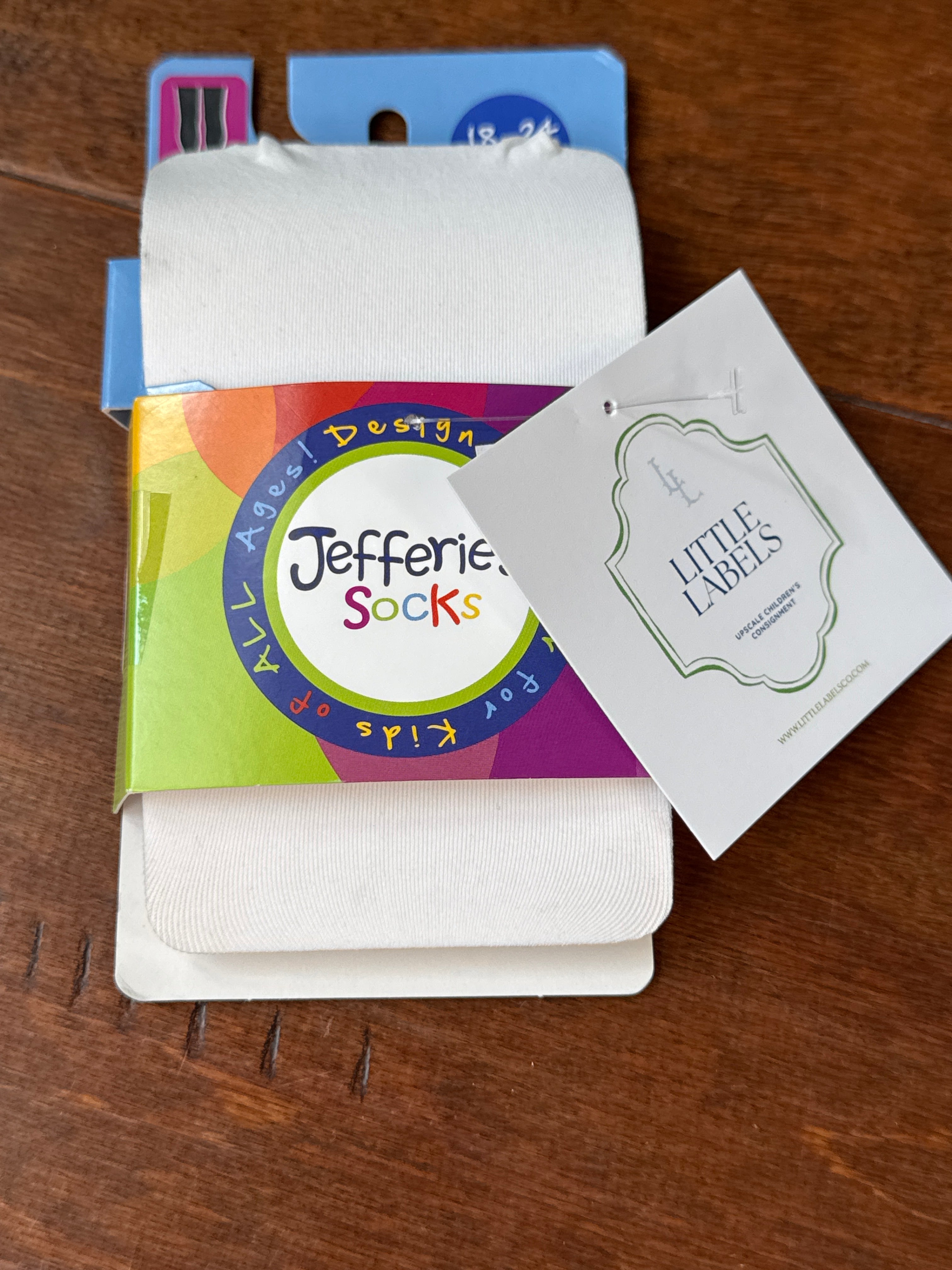 Jefferies White Tights 18-24M