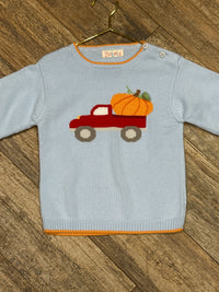 Zubels Pumpkin Truck Sweater 4T