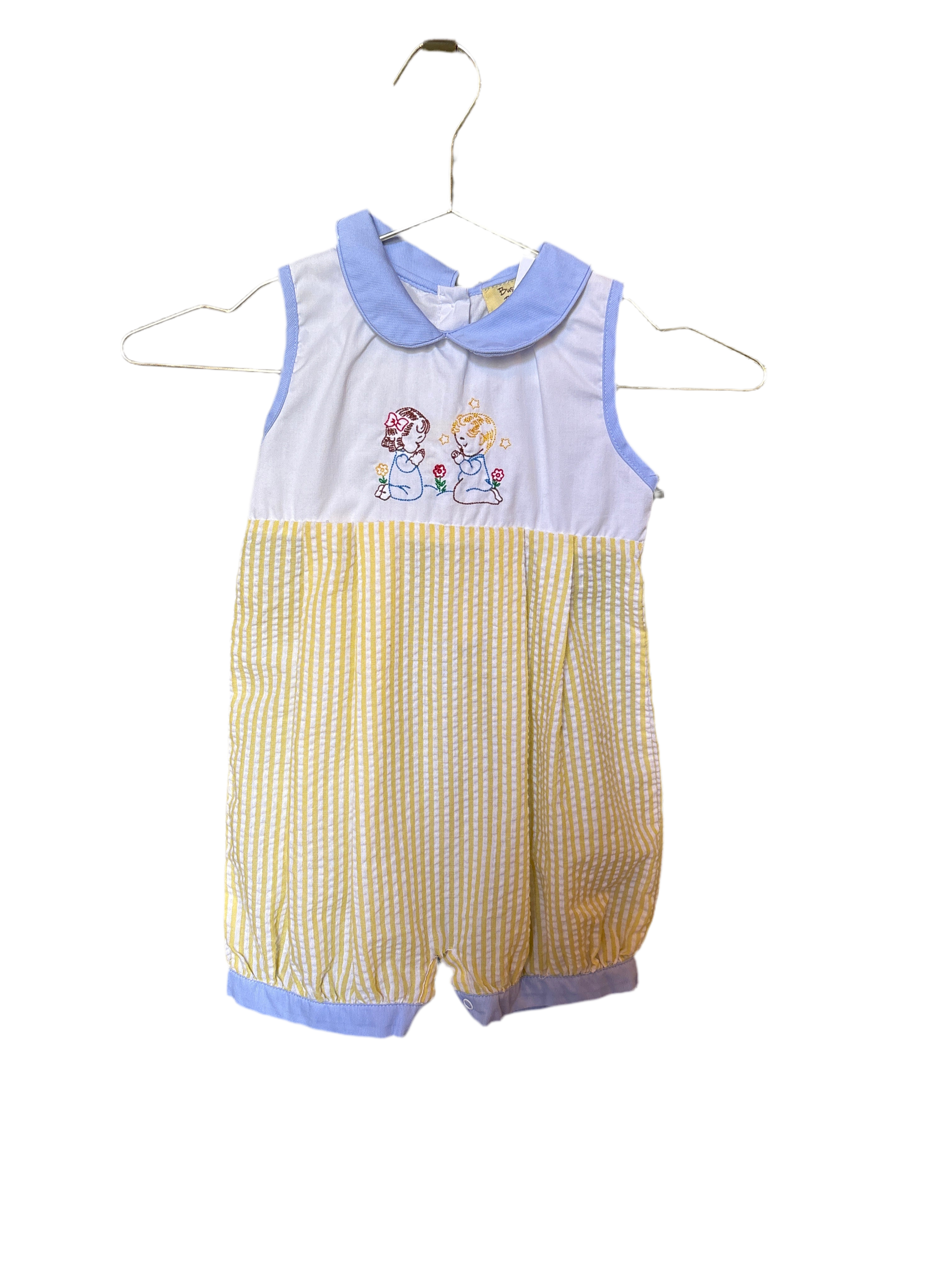 Busy Bee Smocks Prayers Romper