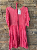 BiBi Red Tie Waist Dress S