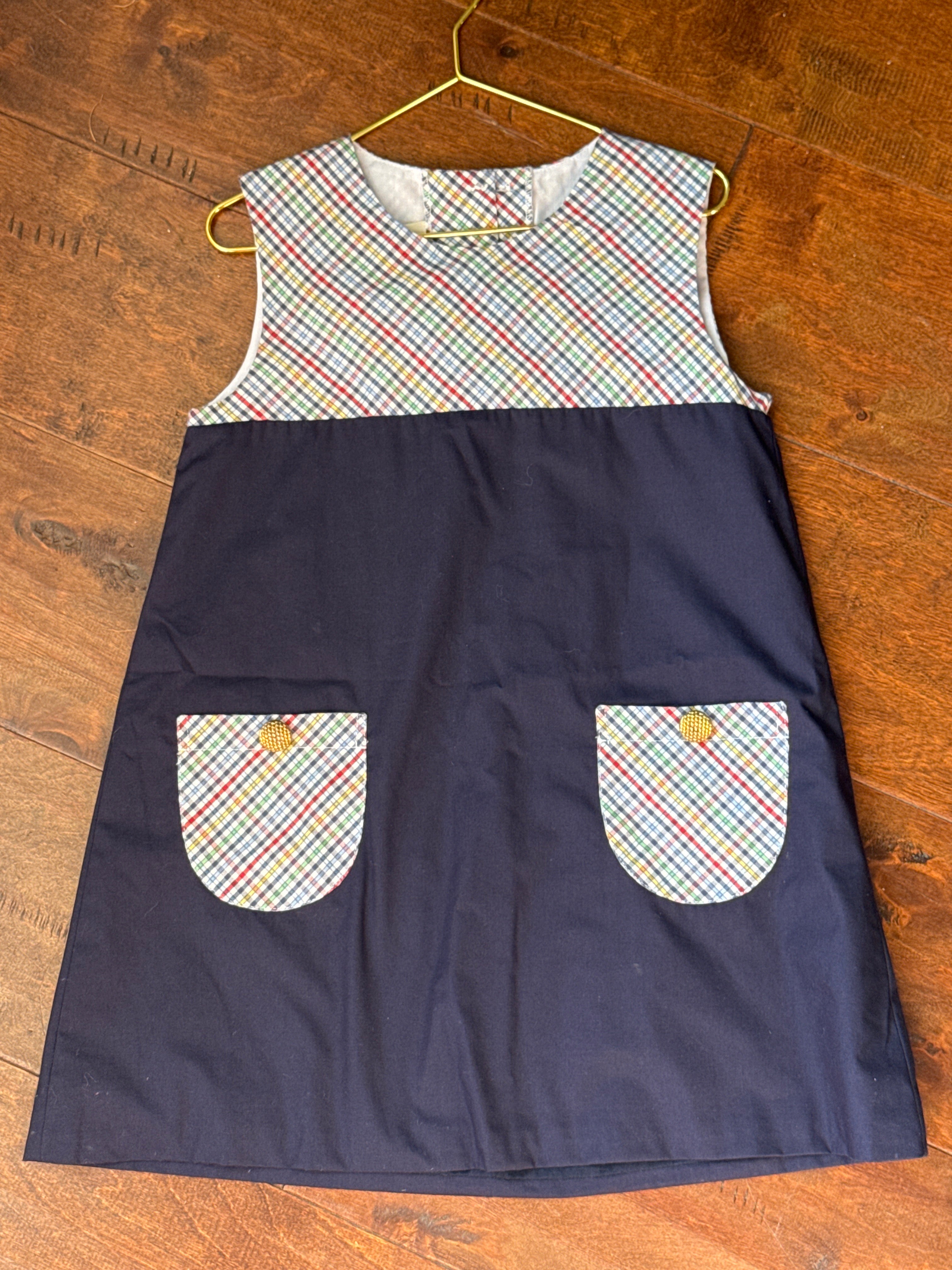 TBBC Navy plaid Dress 5