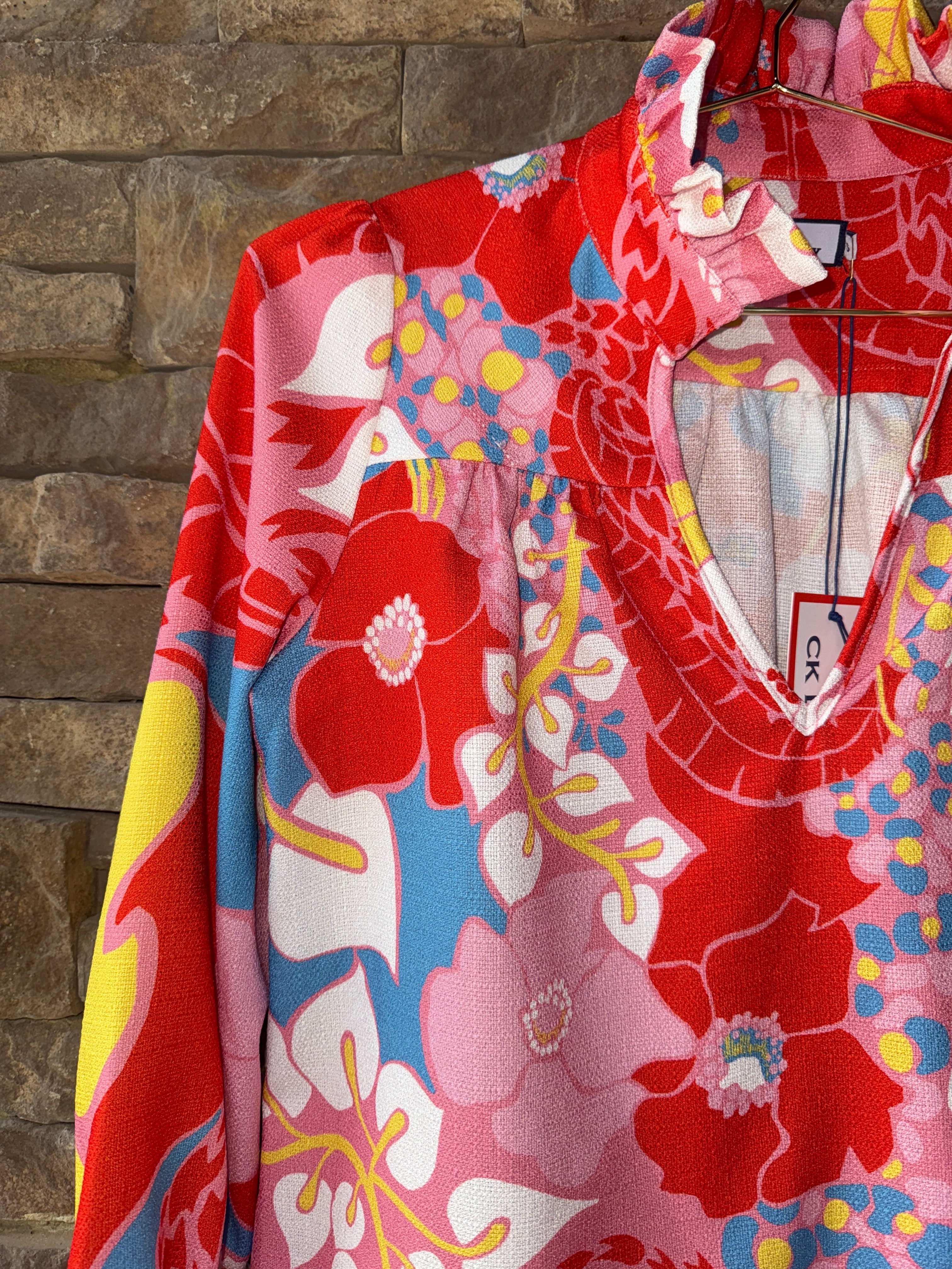CK Bradley Aspen Blouse Narnia Punch S