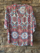 Adrienne Multi Print Flowy Top L