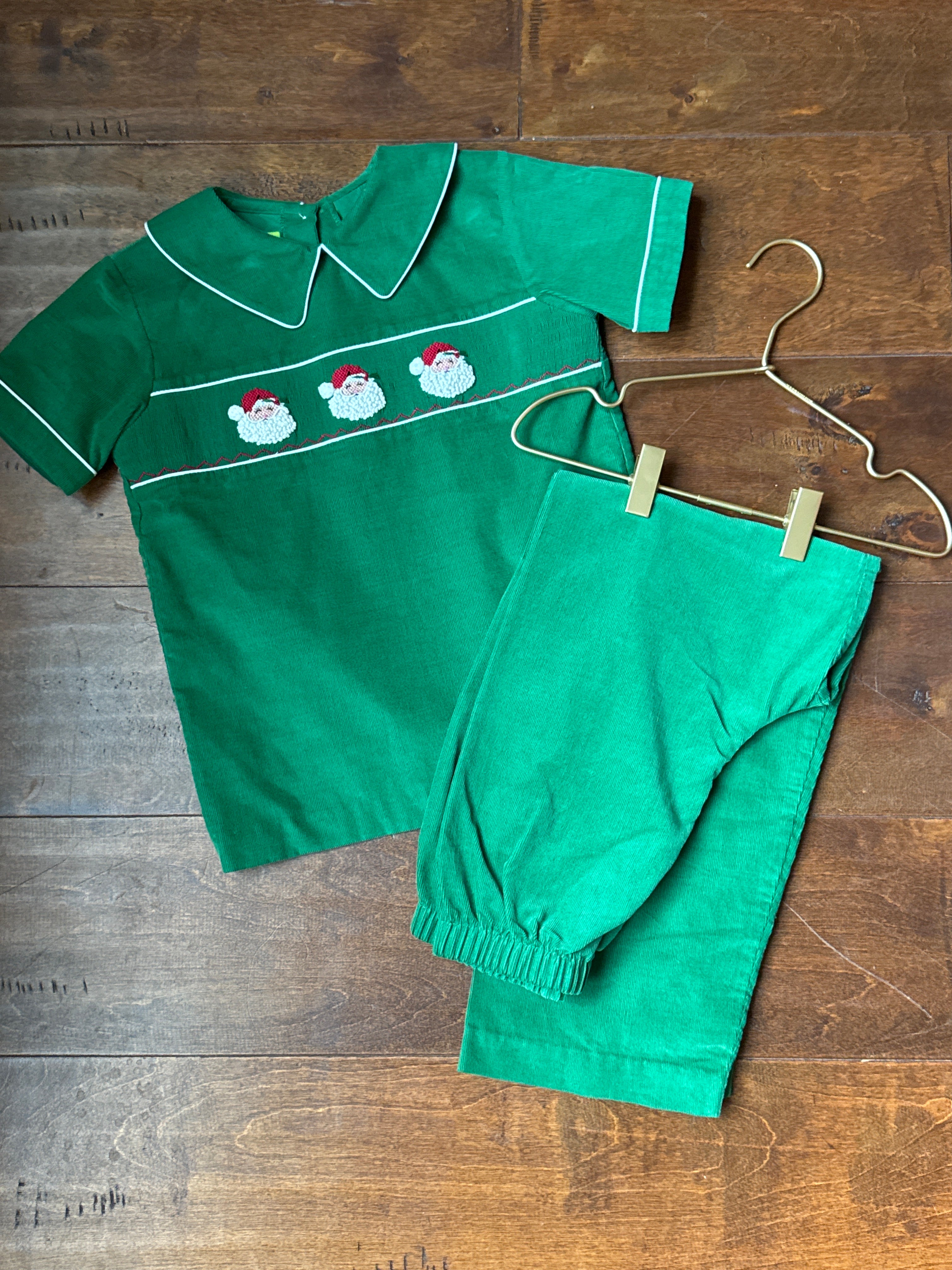 Classic Whimsy Cord Green 2piece Collared Set 7