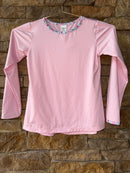SET active LS Floral Pink Performance Top 9/10