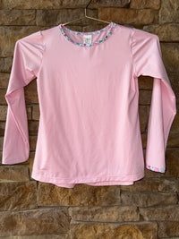 SET active LS Floral Pink Performance Top 9/10