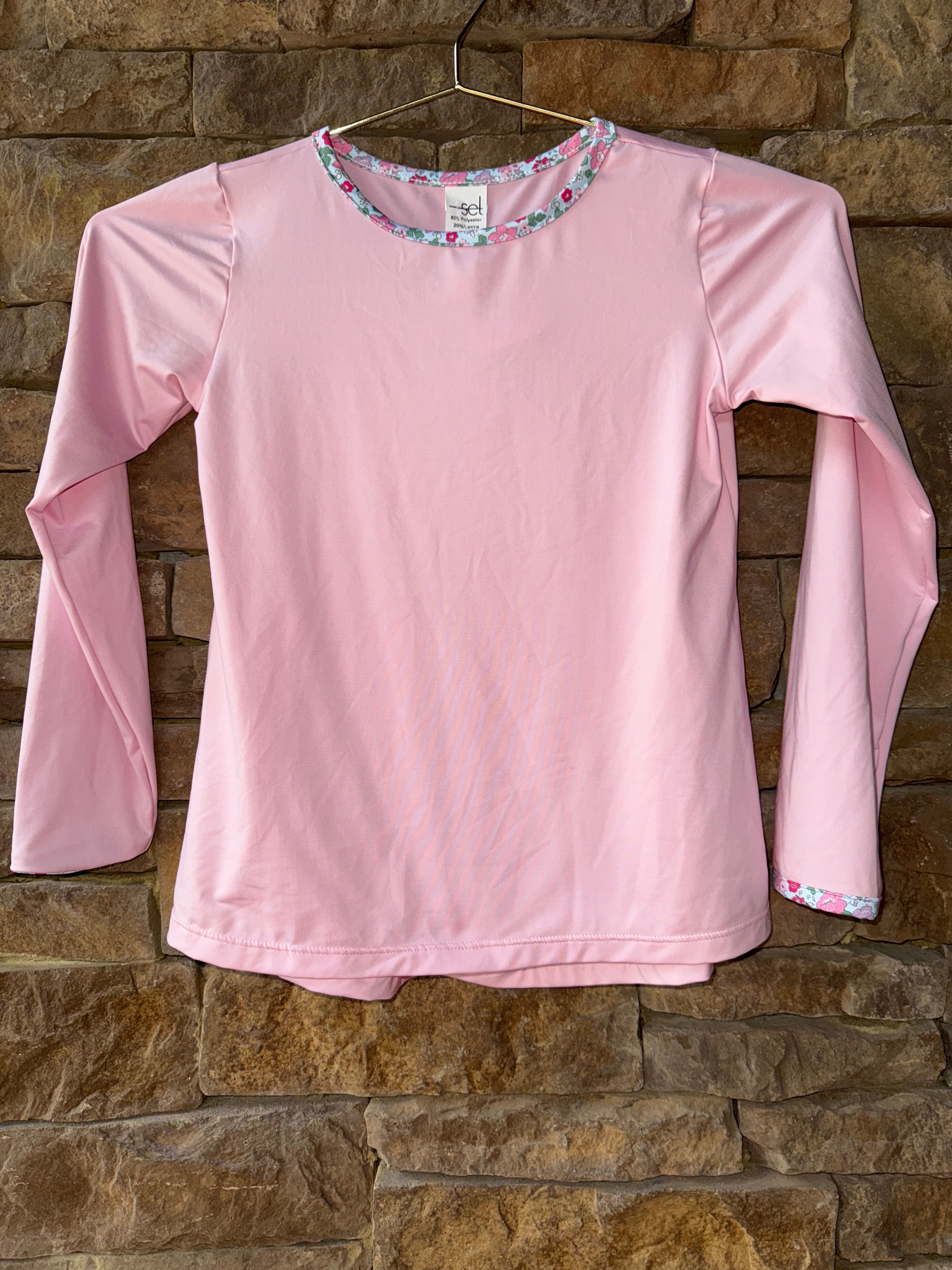 SET active LS Floral Pink Performance Top 9/10