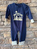 Navy Nativity Longall 18M