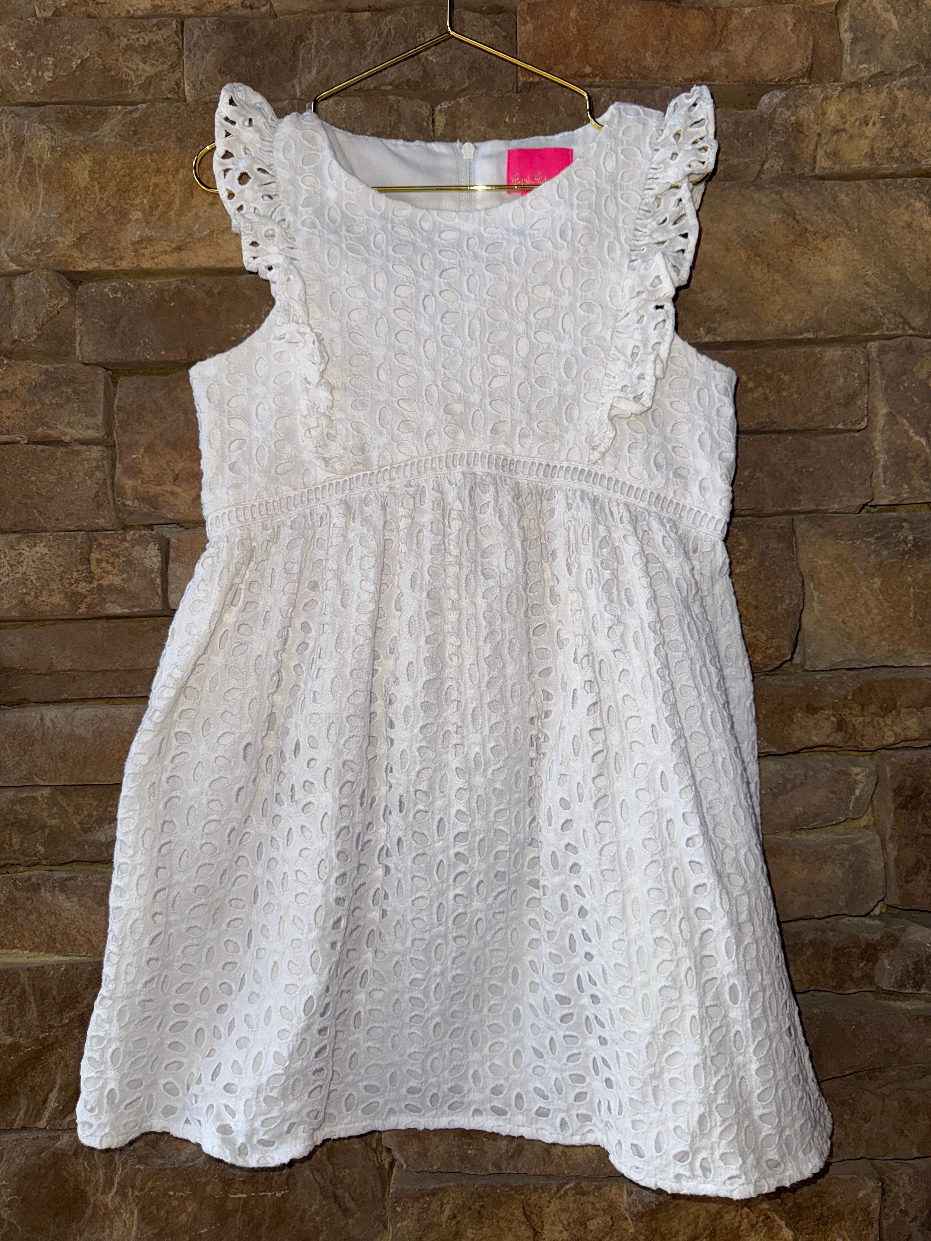 Lilly Pulitzer Eyelet Dress White 6