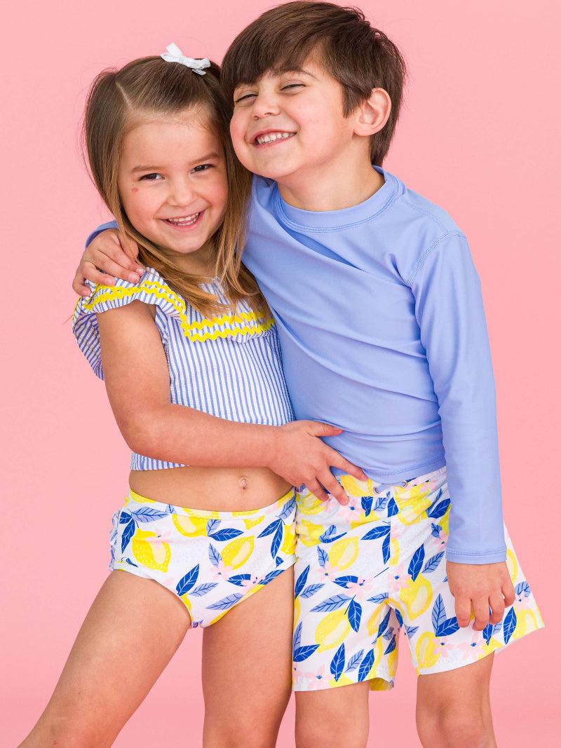 Periwinkle Blue Long Sleeve Rash Guard