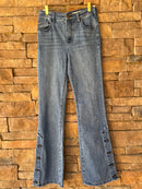 Pilcro by Anthro Button Bottom Denim 28