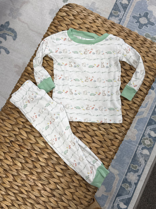 LAKE Bunny PJ's 2T