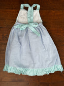 Sandcastle Gingham and Mint Dress 6-7