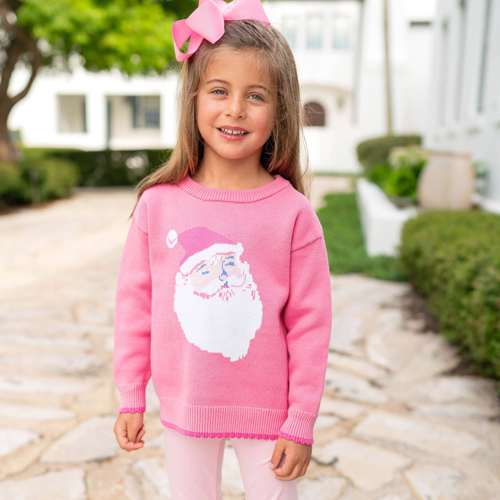 Girls Sweater - Jolly Santa: S