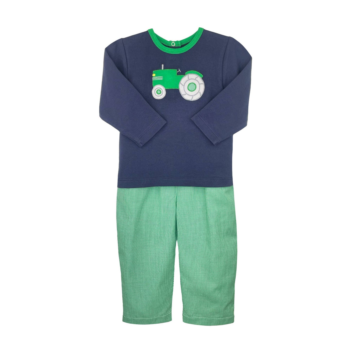 Tractor Applique Top & Pant Set: 2T