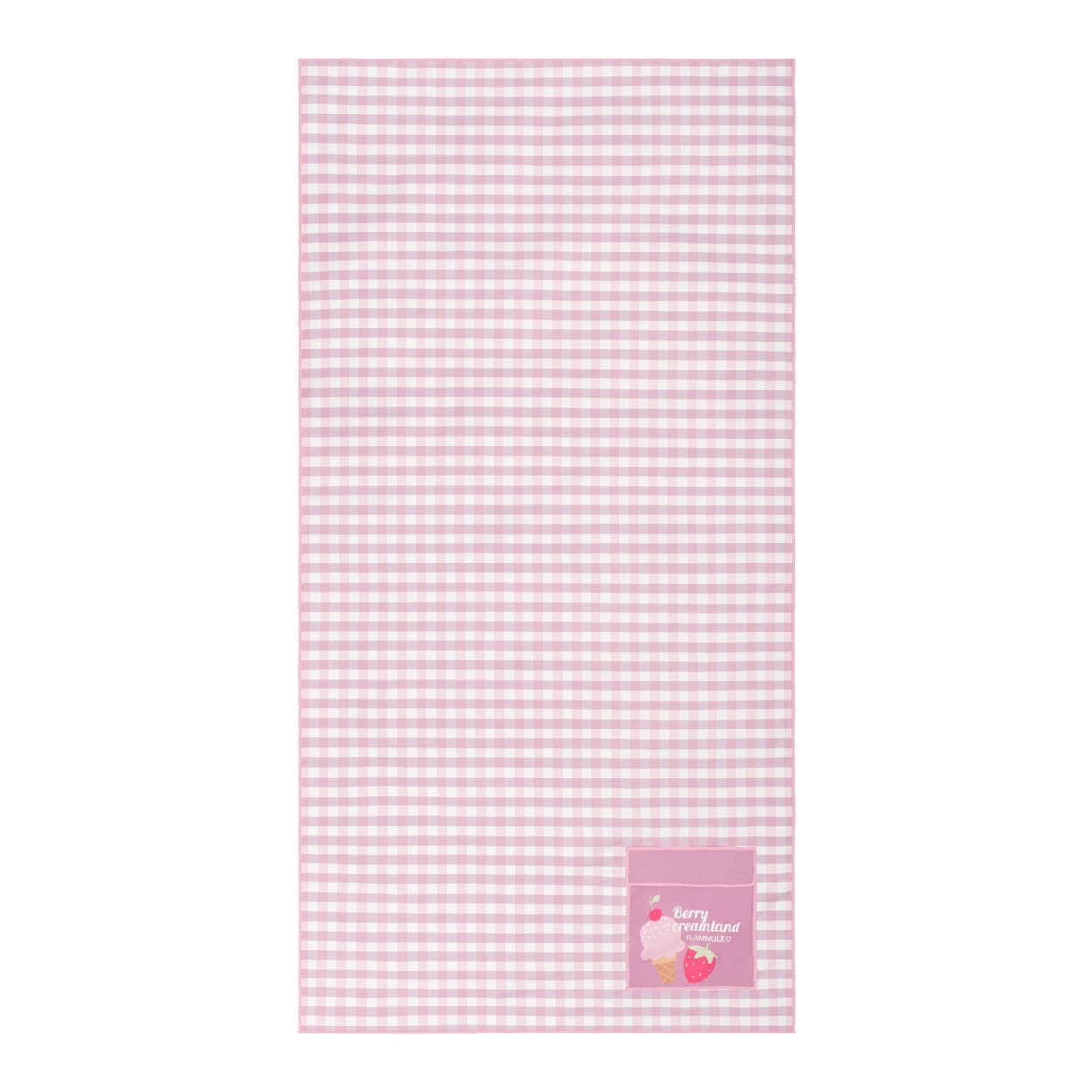 Purple children's hooded microfiber towel
