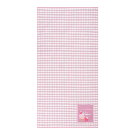 Purple children's hooded microfiber towel