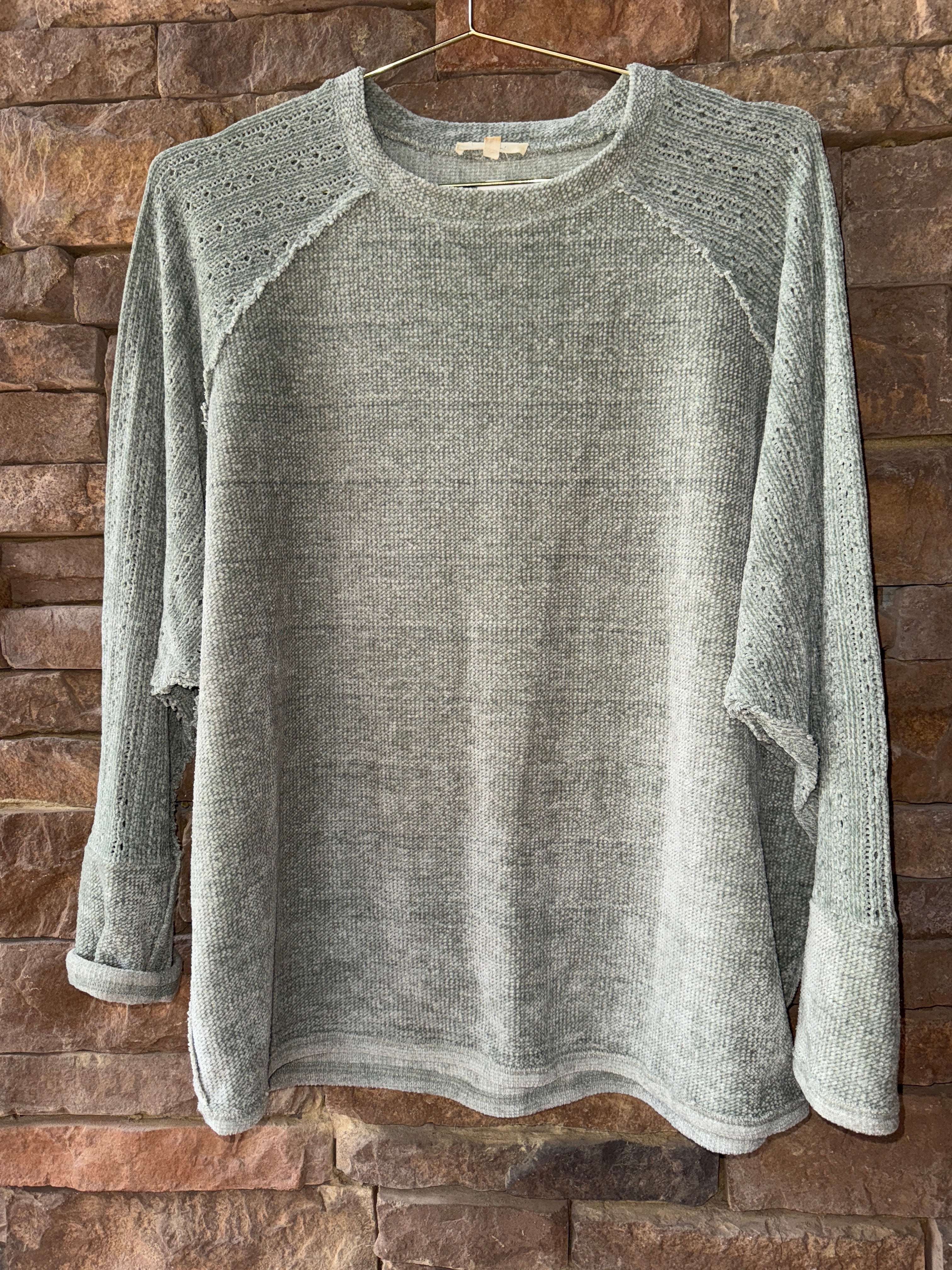 Easel Sage Sweater S