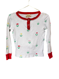 TBBC Tulip Floral LS Pjs 3T