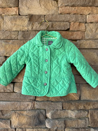 Green Quilted Jacket 18-24M