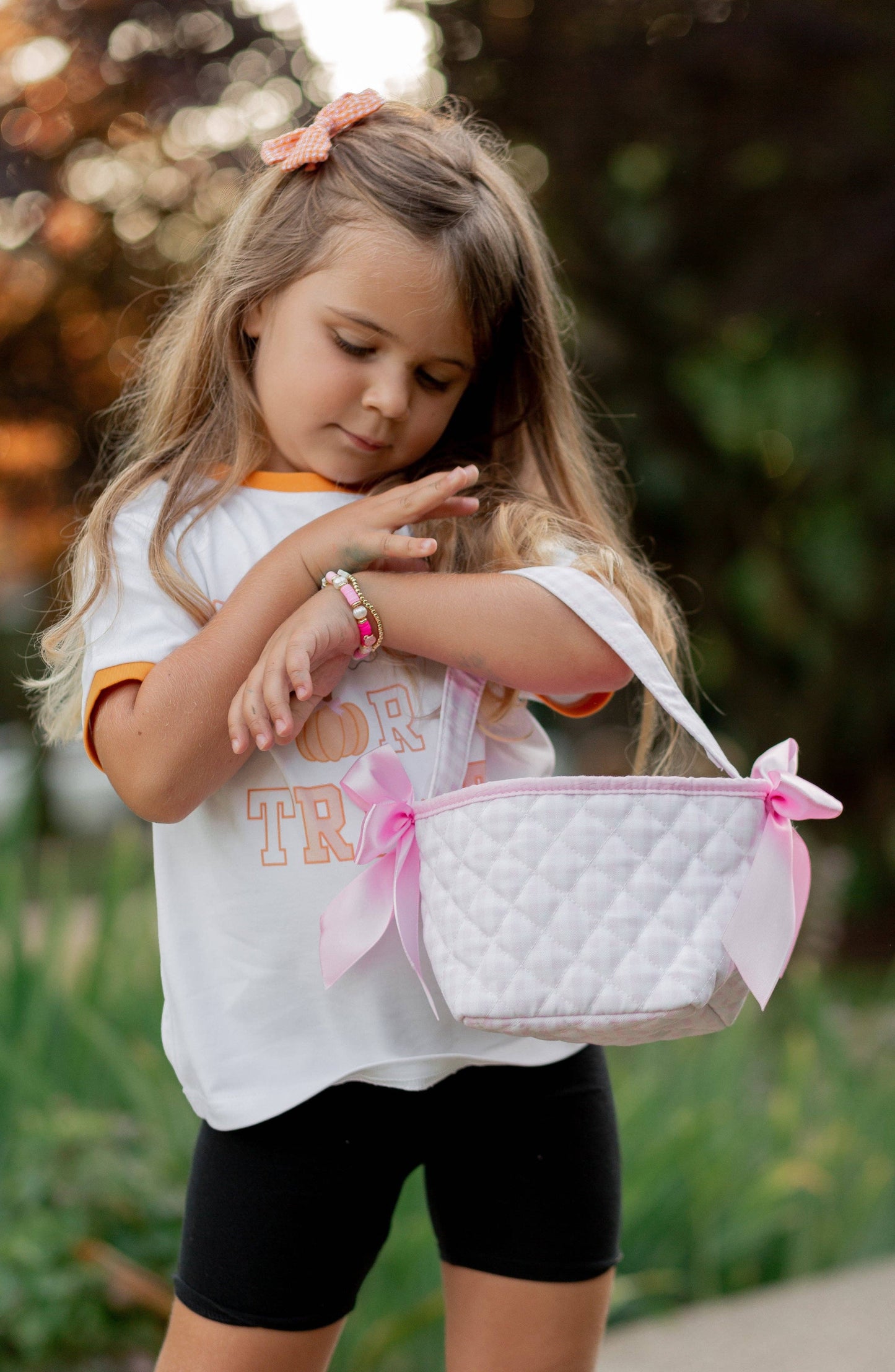 Petite Pumpkin Tote: Pink