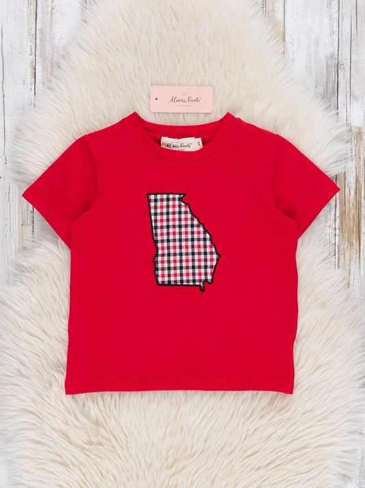 Georgia Embroidered Gingham Shirt: XL(5yrs)