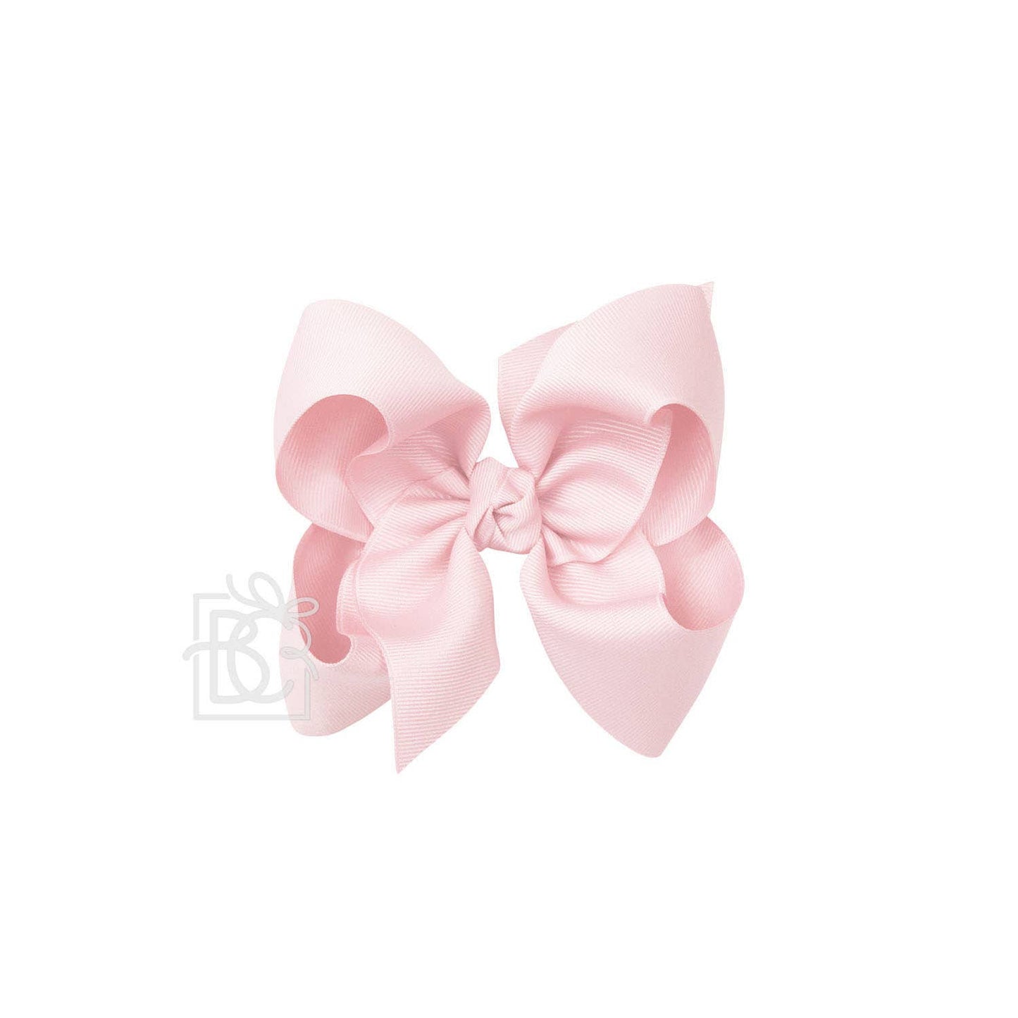 SIGNATURE GROSGRAIN BOW ON CLIP: 5.5" Huge - 2.25" Ribbon on Alligator Clip / MOSS
