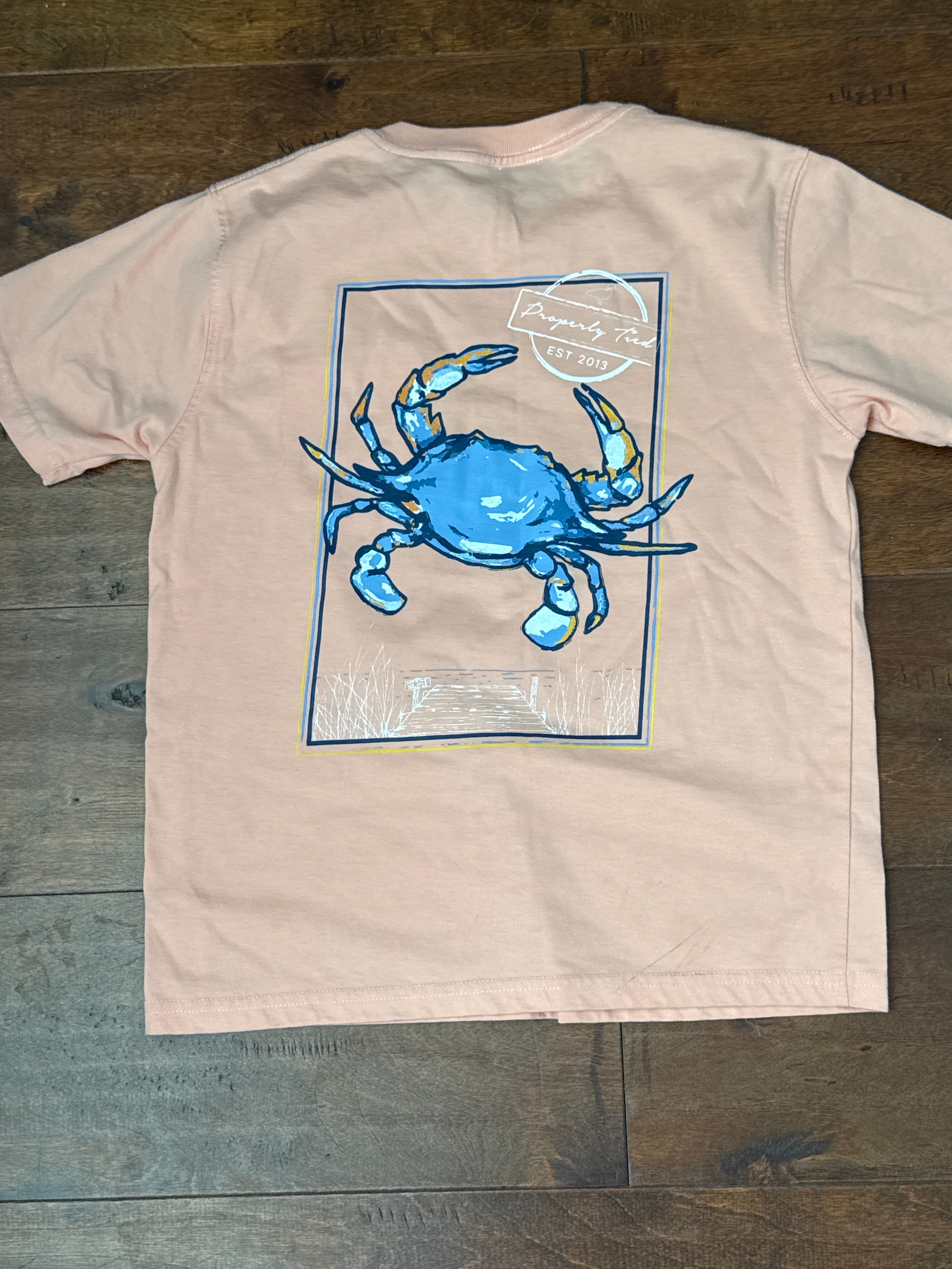 Properly Tied Crab Shirt YS