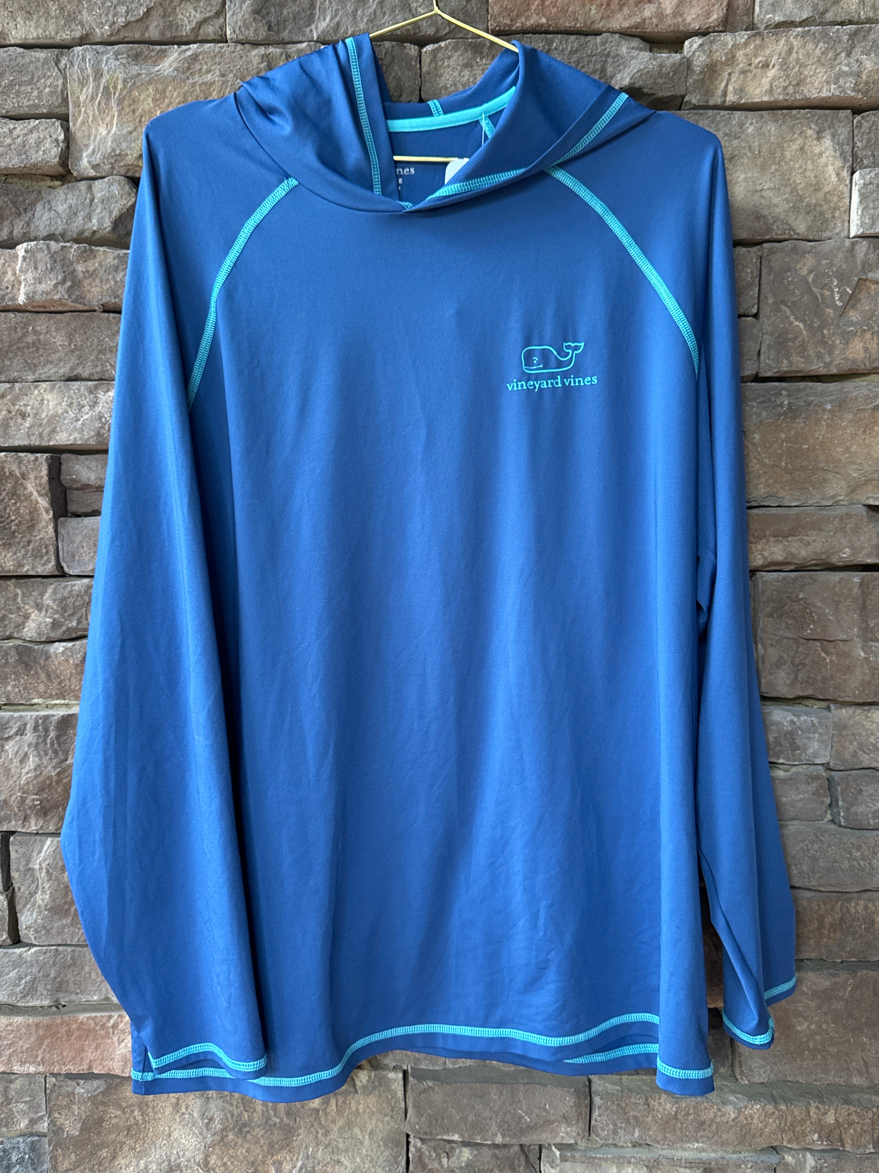 Vineyard vines Performance Hooded LS Shirt L