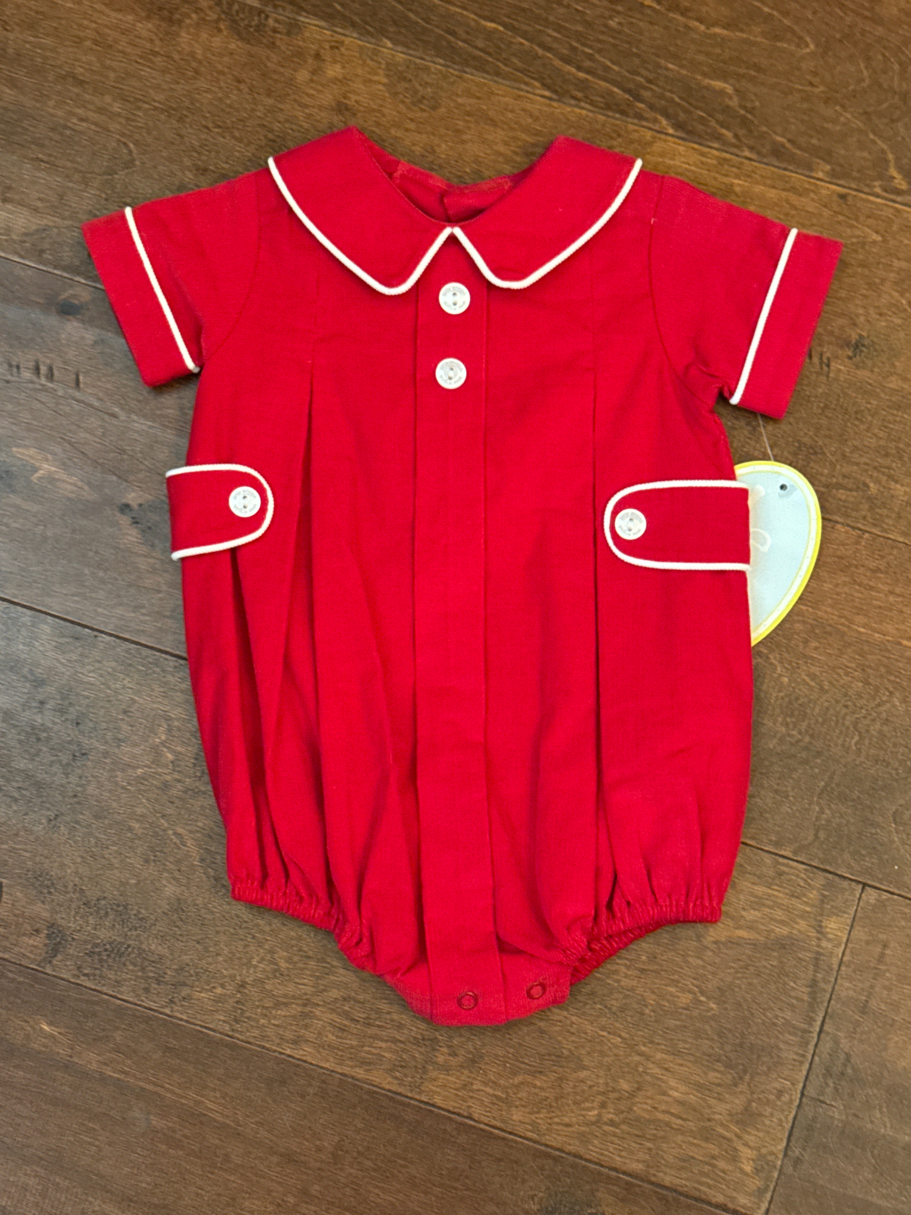 Little English Davant Red Bubble 6m