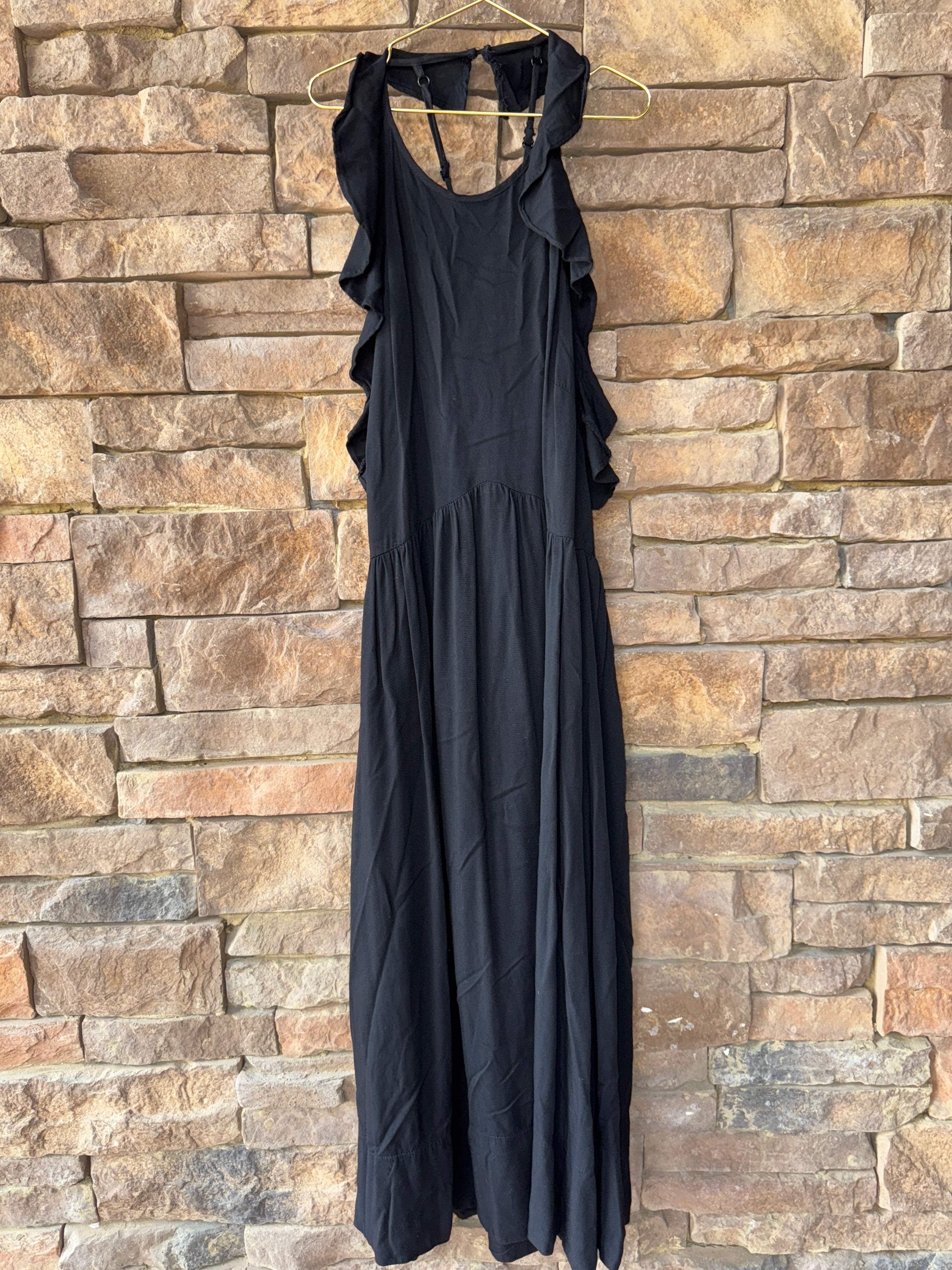 Do+Be Black Strappy Dress S