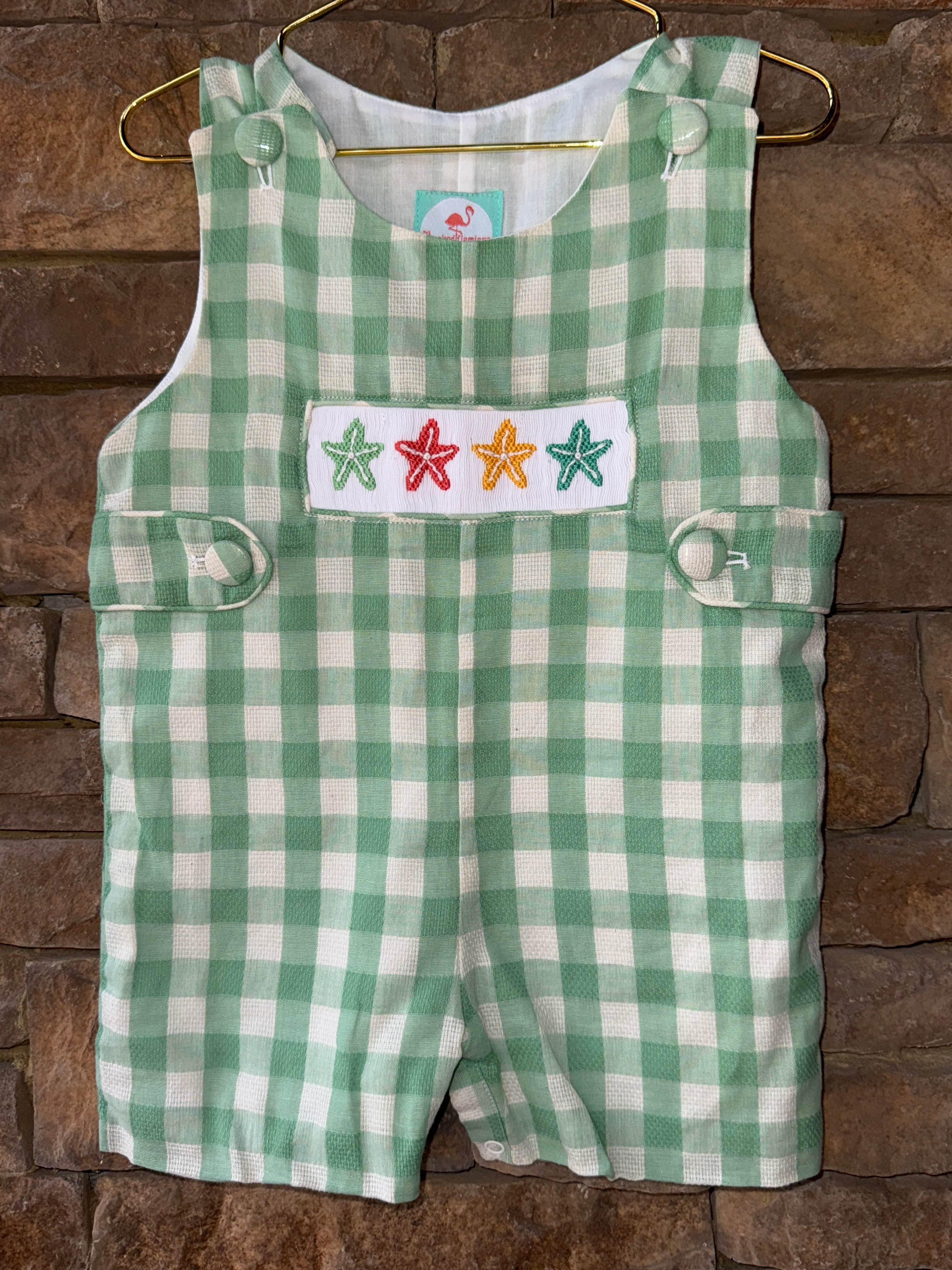 Smocked Flamingo Starfish JonJon 18M