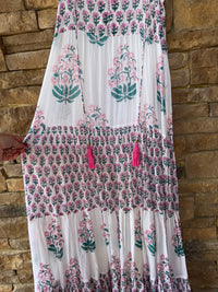 Oliphant Sleeveless Algarve Floral Maxi XS