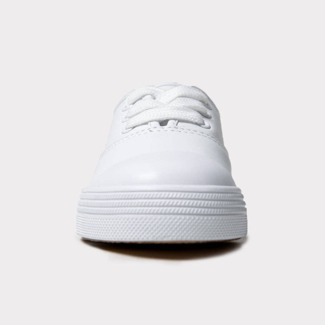 Hadley Girls Lace-Up Shoes: White