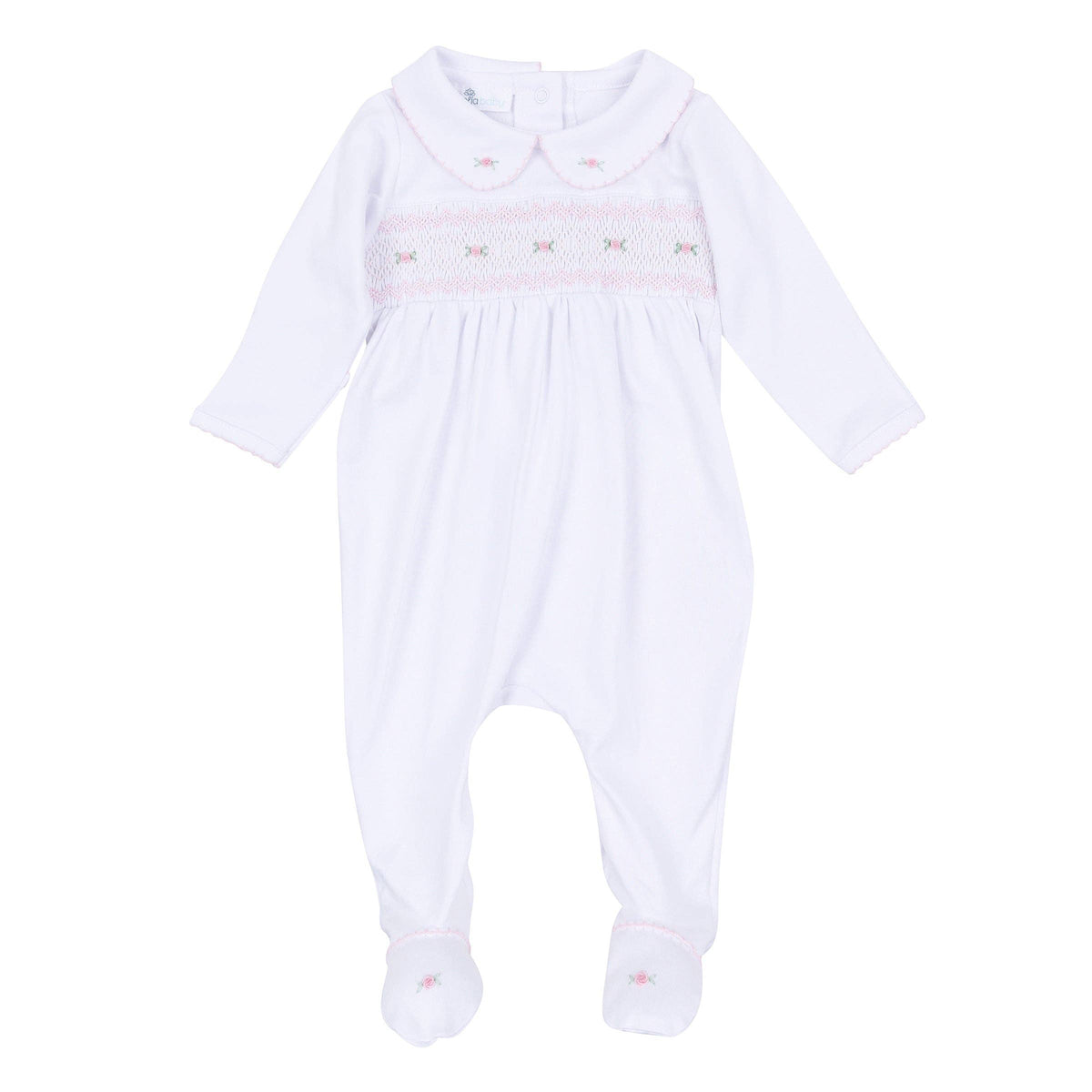 Grace Smocked Footie