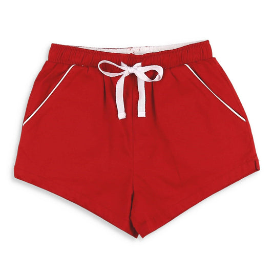 Red Twill Shrimp Shorts