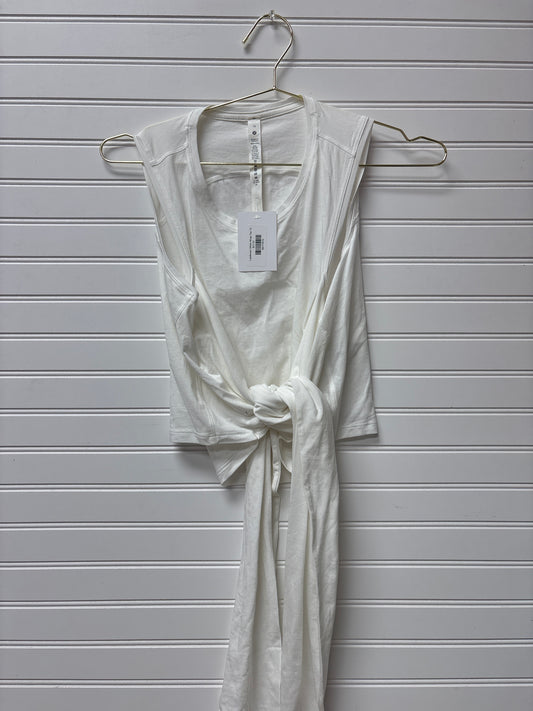 Lululemon White Wrap Top 10