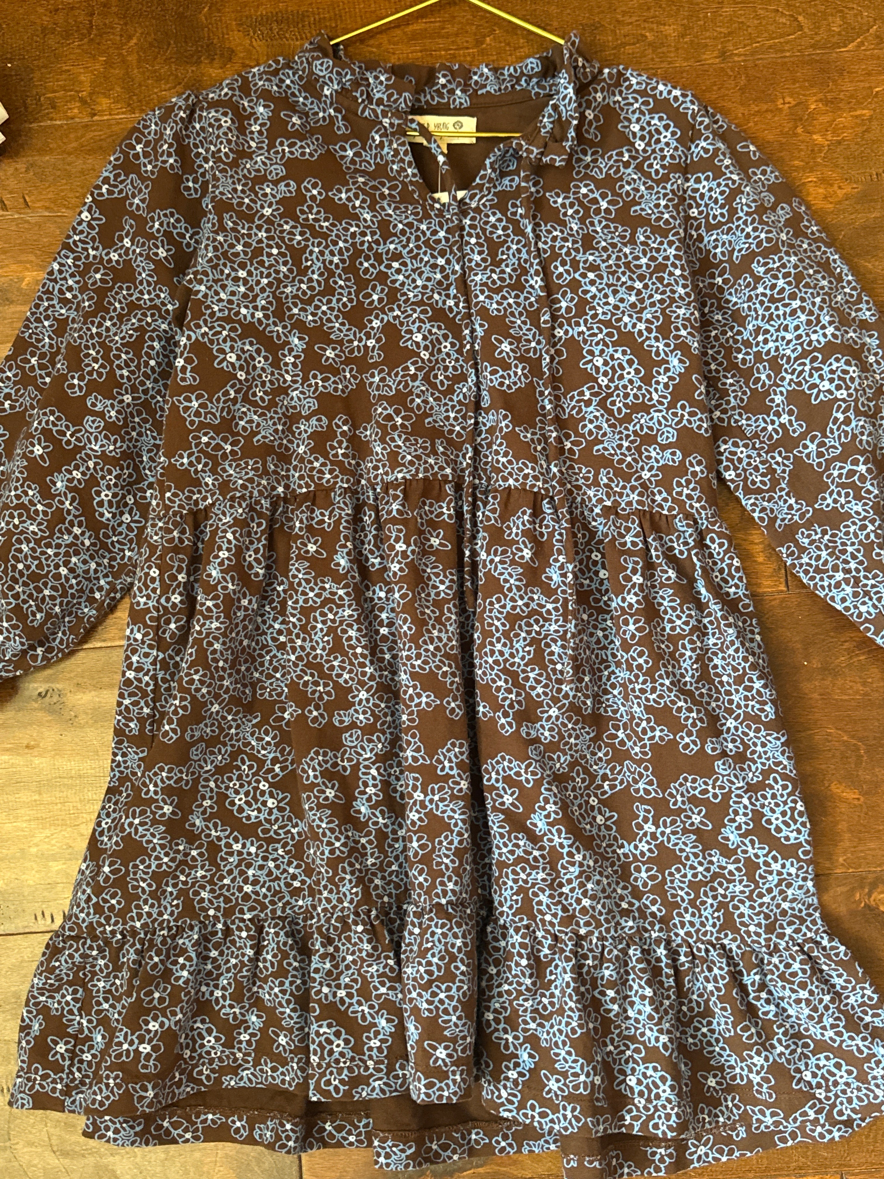 Forever Young Brown Floral Dress 7