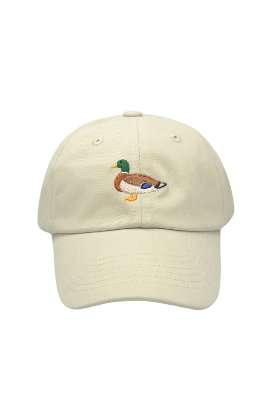 Khaki Mallard Baseball Hat: Youth (2-7)