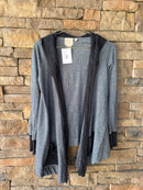 Anthro Vanessa Virginia Herringbone Cardigan M