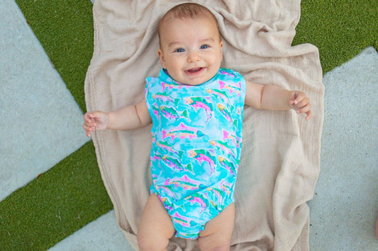 Fish Bubble Romper: 2t