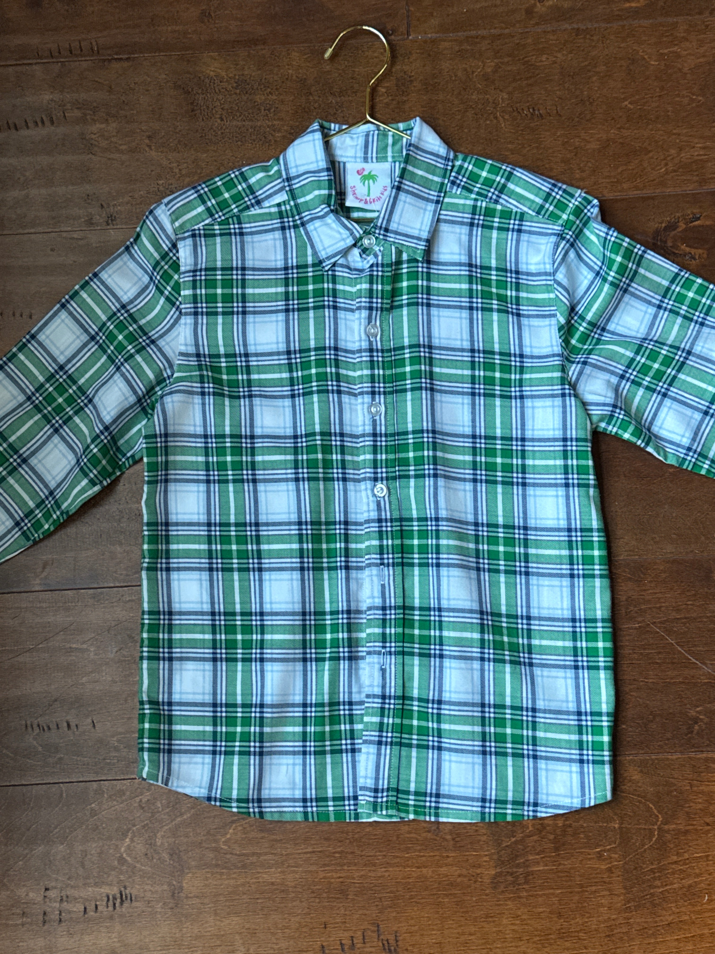 Shrimp & Grits Plaid Button Down 10