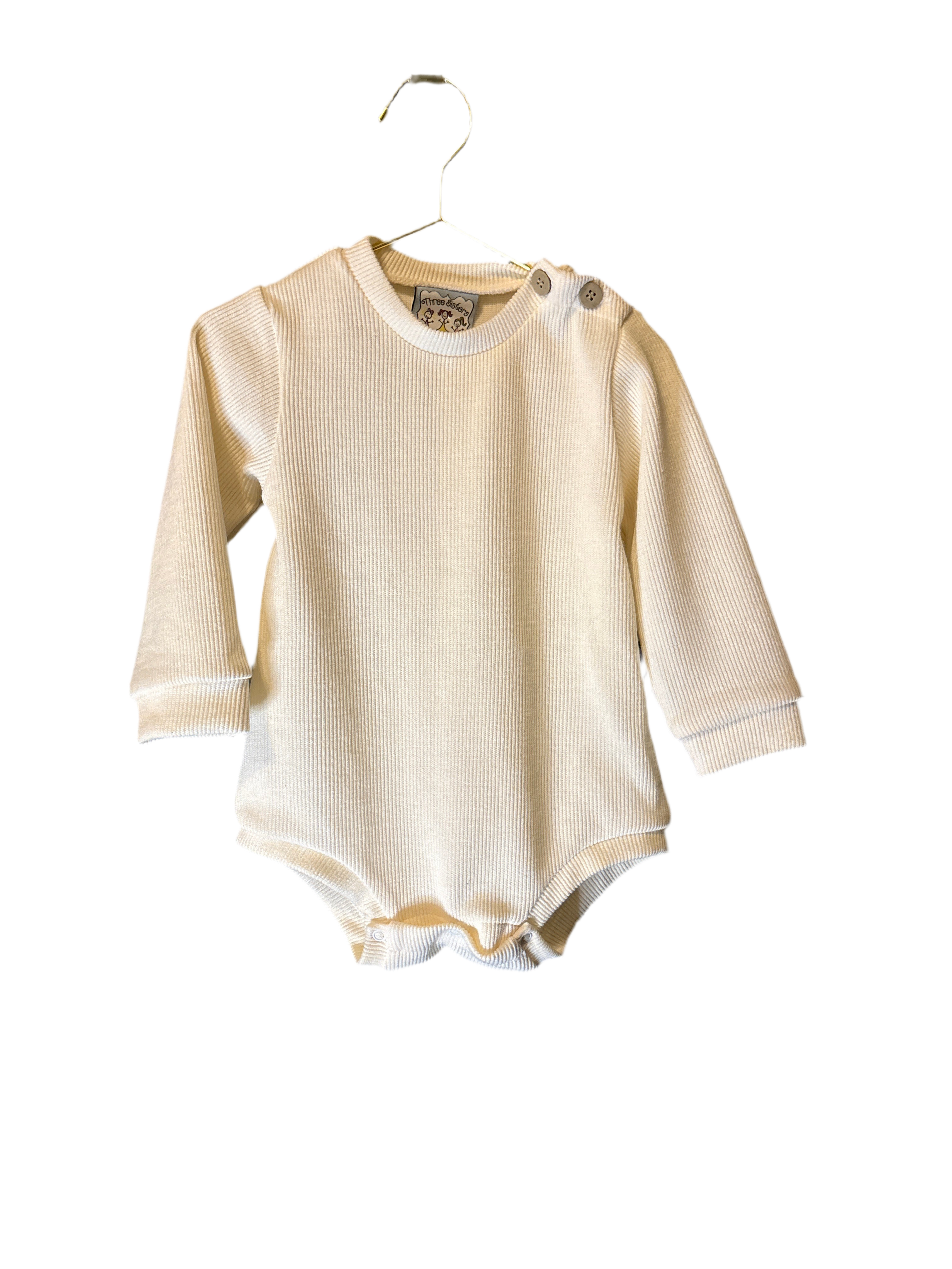 Three Sisters Bubble Offwhite Ribbed 18M
