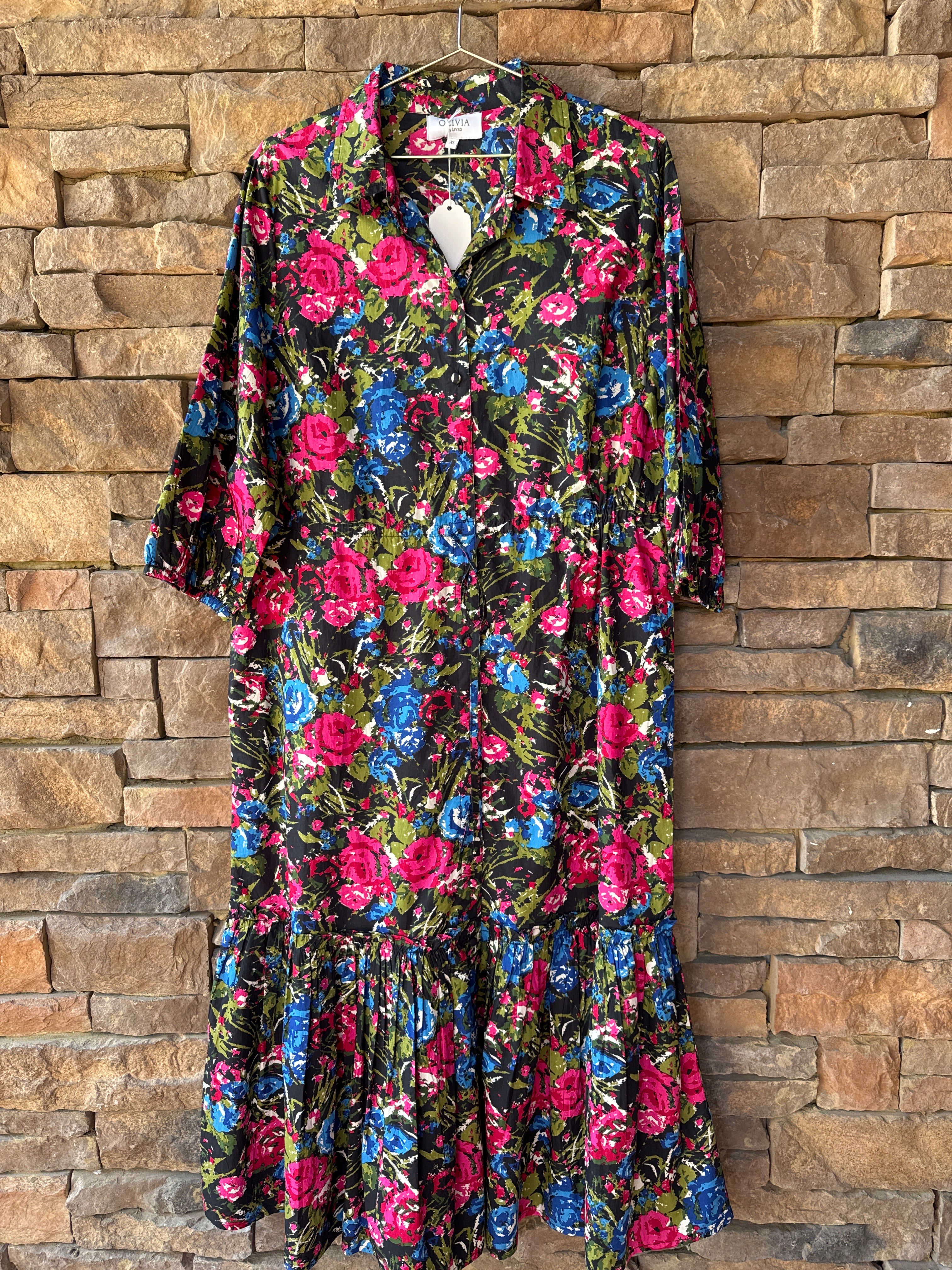 Olivia by Livro Grace Dress Festive Floral XL